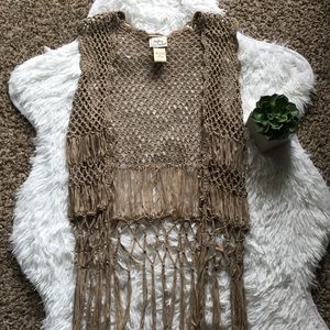 Brown light weight vest